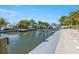 Enjoy direct access to the canal from your private dock at 505 69Th St, Holmes Beach, FL 34217