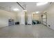 Large garage with epoxy flooring and extra storage space at 505 69Th St, Holmes Beach, FL 34217