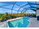 Beautiful screened pool and patio area with water views at 5204 Title Row Dr, Bradenton, FL 34210