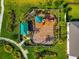 Overhead view of a community playground with play equipment at 5216 Adega Way, Bradenton, FL 34211