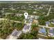 Aerial view showing a house and surrounding neighborhood at 5595 Delight Ave, North Port, FL 34288