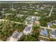 Aerial view of neighborhood with new construction homes at 5595 Delight Ave, North Port, FL 34288