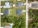 Aerial view showing home's location in neighborhood at 5595 Delight Ave, North Port, FL 34288