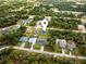 Wide aerial view of the neighborhood at 5595 Delight Ave, North Port, FL 34288