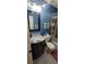 Clean bathroom, featuring a vanity and shower/tub combo at 616 Pawn Way, Seffner, FL 33584