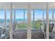 Balcony with stunning ocean and beach views at 6300 Midnight Pass Rd # 810, Sarasota, FL 34242