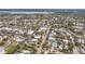 Aerial view of neighborhood by the water at 633 Avenida De Mayo, Sarasota, FL 34242