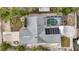 Overhead view of house with pool and patio at 633 Avenida De Mayo, Sarasota, FL 34242