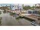 House with a canal view and a boat dock at 633 Avenida De Mayo, Sarasota, FL 34242