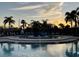 Enjoy sunset views from this community pool area at 6442 Willowshire Way, Bradenton, FL 34212