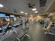 Modern fitness center featuring cardio and strength training equipment at 6442 Willowshire Way, Bradenton, FL 34212