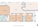 Floor plan showing a 3-bedroom, 2-bath layout at 6708 162Nd E Pl, Parrish, FL 34219