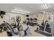 Community fitness center with various exercise equipment at 680 Circlewood Dr # W3, Venice, FL 34293