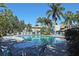 Community pool with plenty of lounge chairs at 7092 W Country Club N Dr, Sarasota, FL 34243