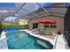 Inviting screened pool and patio area with outdoor furniture at 8108 Haven Harbour Way, Bradenton, FL 34212