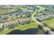 Aerial view of community near golf course and lake at 9499 Millbank Dr # 2721, Sarasota, FL 34238