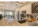 Modern kitchen with stainless steel appliances and granite countertops at 9621 Castle Point Dr # 1024, Sarasota, FL 34238