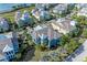 Bird's-eye view of the neighborhood and homes at 307 Compass Point Dr # 101, Bradenton, FL 34209