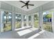 Relaxing screened porch overlooking the water at 307 Compass Point Dr # 101, Bradenton, FL 34209