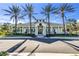 Grand Palm community clubhouse with festive decor at 11816 Altamonte Ct, Venice, FL 34293