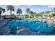 Resort-style pool with lounge chairs and a spa at 11816 Altamonte Ct, Venice, FL 34293