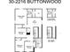 Floor plan showing second floor bedrooms and bathrooms at 13014 Bayberry Way, Parrish, FL 34219