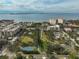 Aerial view of park and tennis courts at 1335 12Th St, Sarasota, FL 34236