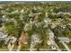 Aerial view of houses and neighborhood at 1335 12Th St, Sarasota, FL 34236