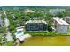 Aerial view of building and waterfront at 1510 1St W Ave # 303, Bradenton, FL 34205