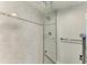 Clean shower with glass enclosure and tiled walls at 1510 1St W Ave # 303, Bradenton, FL 34205