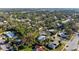 Aerial view showing home's location in a residential neighborhood at 1717 32Nd St, Sarasota, FL 34234