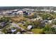 Aerial view showing home's location near school and park at 1717 32Nd St, Sarasota, FL 34234