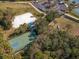 Aerial view of a community outdoor basketball court at 1748 Still River Dr, Venice, FL 34293