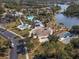 Aerial view of community pool, playground, and other amenities at 1748 Still River Dr, Venice, FL 34293