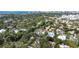 Wide aerial view showing home's location in neighborhood at 1810 Wisteria St, Sarasota, FL 34239