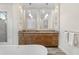 Bathroom with double vanity and large mirrors at 1810 Wisteria St, Sarasota, FL 34239