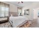 King-size bed, large windows, and stylish decor at 1810 Wisteria St, Sarasota, FL 34239