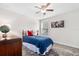 Bedroom with a twin bed, globe, and world map art at 1810 Wisteria St, Sarasota, FL 34239