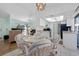 Bright dining area with glass table and wicker chairs at 18314 Koala Ave, Port Charlotte, FL 33948