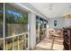 Bright sunroom with sliding glass doors and view at 202 47Th Avenue W Dr # 334, Bradenton, FL 34207