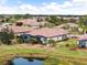 Aerial view of home and landscape at 20289 Benissimo Dr, Venice, FL 34293