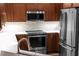 Stainless steel appliances in a modern kitchen at 20289 Benissimo Dr, Venice, FL 34293