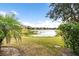 Peaceful lake view from backyard at 20289 Benissimo Dr, Venice, FL 34293