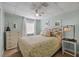 Serene bedroom with a queen bed and side table at 207 Waterway Ne Cir, Port Charlotte, FL 33952