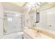 Clean bathroom with shower/tub combo and vanity at 255 The Esplanade N # 506, Venice, FL 34285