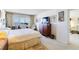 Bright bedroom with ocean view and access to sitting area at 255 The Esplanade N # 506, Venice, FL 34285