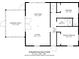 Floor plan showing 2 bed, 1 bath, living room, kitchen and porch at 29 Mound, Terra Ceia, FL 34250