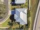 House with metal roof, as seen from above at 4338 14Th Street Cir, Palmetto, FL 34221