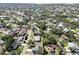 Aerial view of waterfront homes and lush greenery at 480 Azalea Rd, Venice, FL 34293