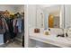 Spacious closet with ample shelving and hanging space at 480 Azalea Rd, Venice, FL 34293